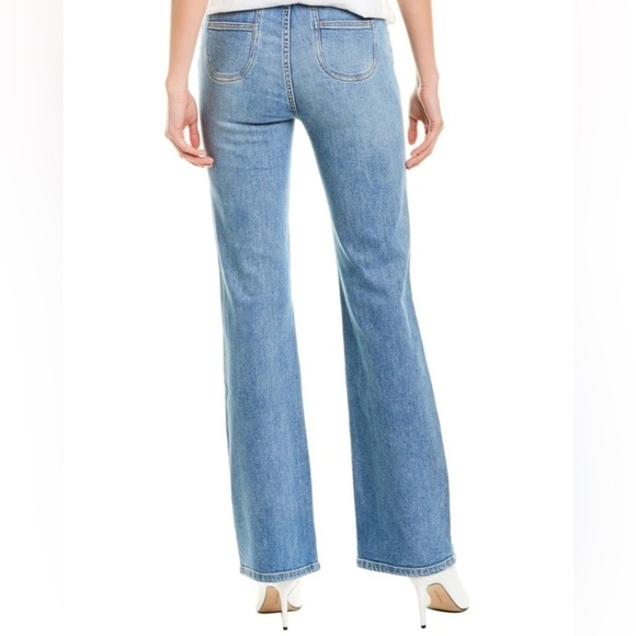 Current/Elliott Scooped Jarvis Flare Jeans SZ 27 - Picture 2 of 9